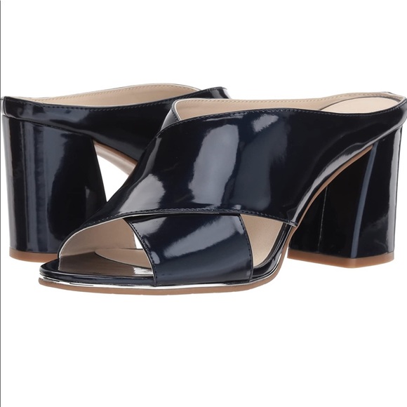 Kenneth Cole Reaction Limora Slides Navy 9.5 - Picture 1 of 10